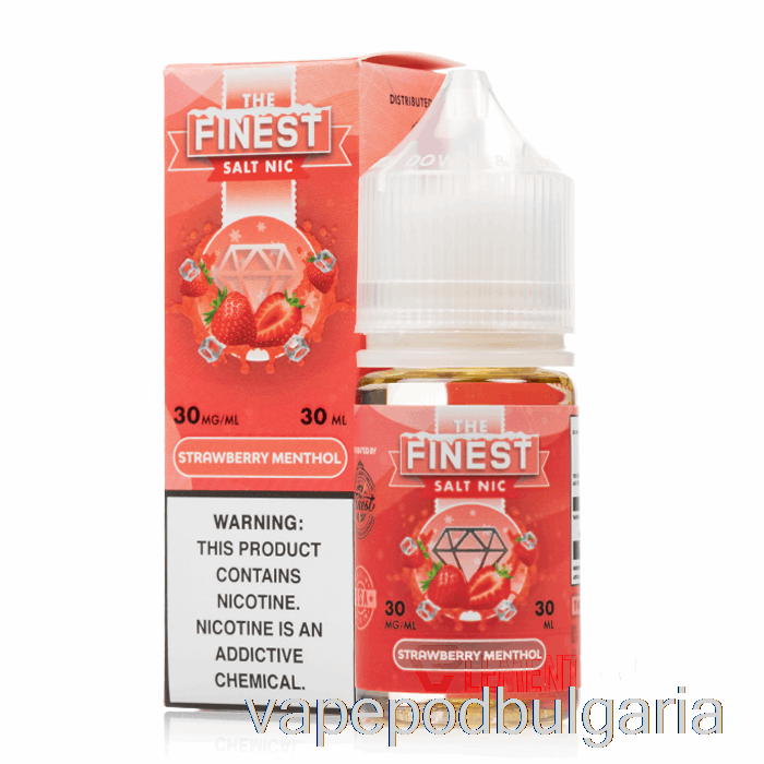 Vape Bulgaria ягодов ментол - най-фината сол Nic - 30ml 50mg